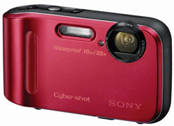 The Cyber-shot TF-1 ditches the sliding lens panel - always a questionable design feature in a 'rugged' camera. 
