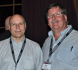 Ron Mohney (IPI executive director) with your correspondent, Alan Logue.