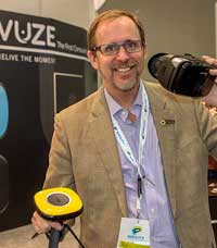 Jim Malcolm, VUZE. (We interviewed Jim as executive director, The Imaging Alliance, back in August. 