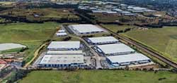 The partially developed Oakdale Industrial Estate near Eastern Creekwill house a massive DHL facility and is in contention for Amazon's Australian warehouse. 